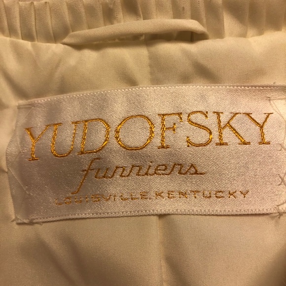 White mink bolero - Picture 3 of 6